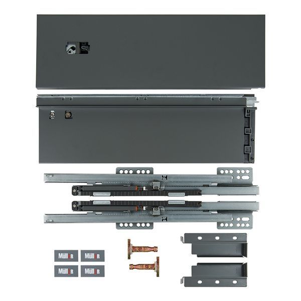 Комплект для шухляди Muller Box Profi line L=270 Н=127 антрацит 73586 фото