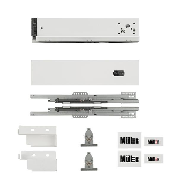 Комплект для шухляди Muller Box profi line 3D L=300 Н=95 білий 185334 фото