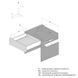 Комплект для шухляди Muller Box profi line 3D L=500 Н=95 білий 185382 фото 3