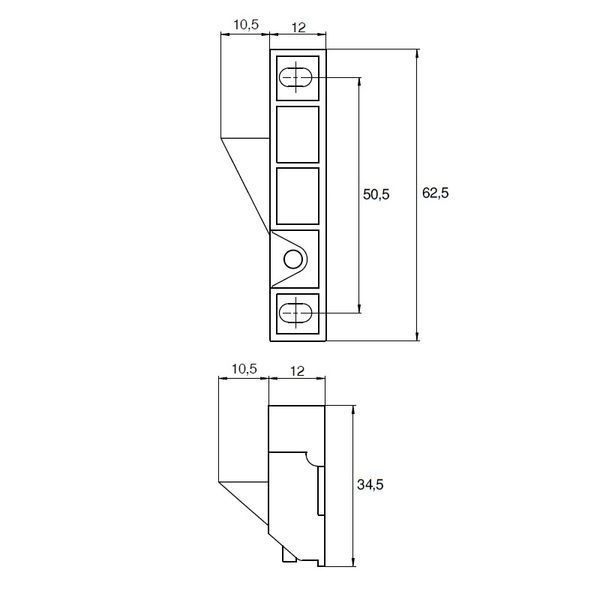 Фіксатор для внутрішньої шухляди Muller Box Profi Line антрацит 159975 фото