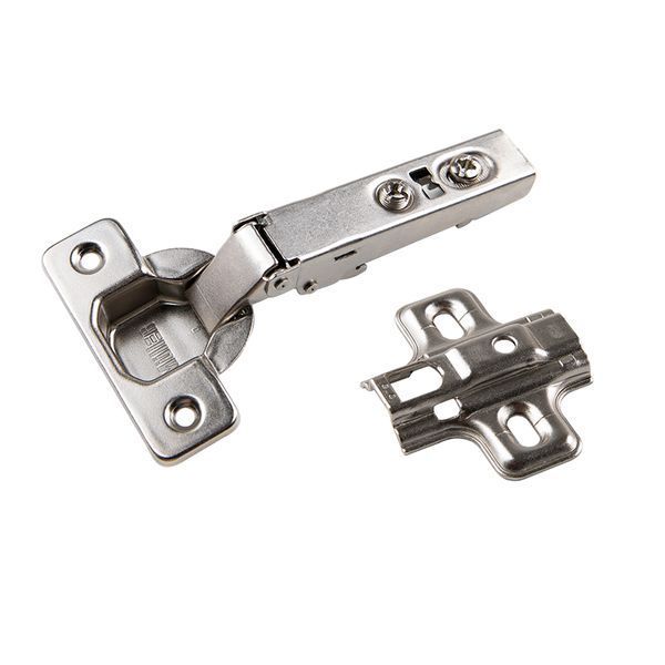 Петля Muller Clip-On 105&deg; накладна з доводчиком, нікель 132346/185322 фото