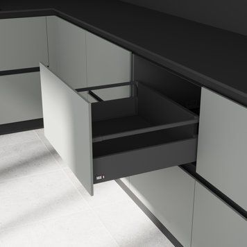 Комплект для ящика Muller Box profi line 3D L=450 Н=95 (+1 рейлинг) антрацит 194524 фото