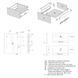 Комплект для шухляди Muller Box profi line 3D L=550 Н=95 (+1 релінг) антрацит 229397 фото 4