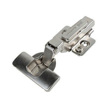 Петля Muller Profi Line Clip-On 105&deg; напівнакладна без пружини, нікель, 3D 125158 фото