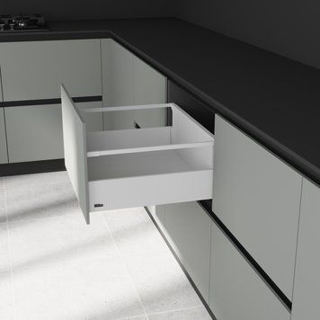 Комплект для шухляди Muller Box profi line 3D L=350 Н=178 (+1 релінг) білий 194497 фото