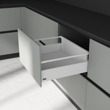 Комплект для шухляды Muller Box profi line 3D L=400 Н=95 (+1 релинг) белый 194501 фото