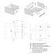 Комплект для шухляди Muller Box profi line 3D L=450 Н=127 (+1 релінг) білий 194503 фото 3
