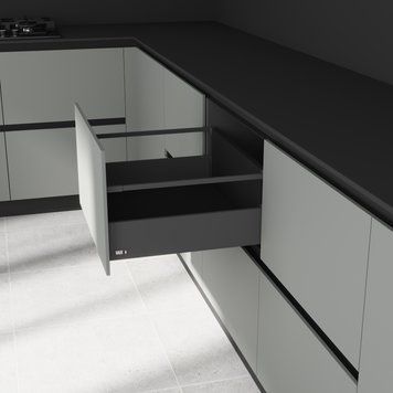 Комплект для шухляди Muller Box profi line 3D L=500 Н=127 (+1 релінг) антрацит 194531 фото