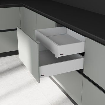 Комплект для внутрішньої шухляди Muller Box profi line 3D L=400 Н=95 білий 194466 фото