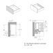 Комплект для внутреннего ящика Muller Box profi line 3D L=500 Н=95 антрацит 194485 фото 4